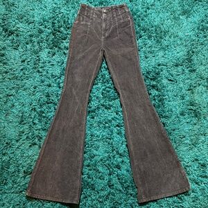 Free people corduroy flare pants 25